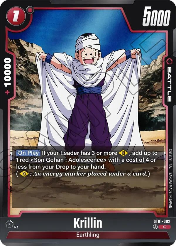 Image for Krillin (ST01-002) (Story Booster 01) (ST01) - Dragon Ball Super: Fusion World