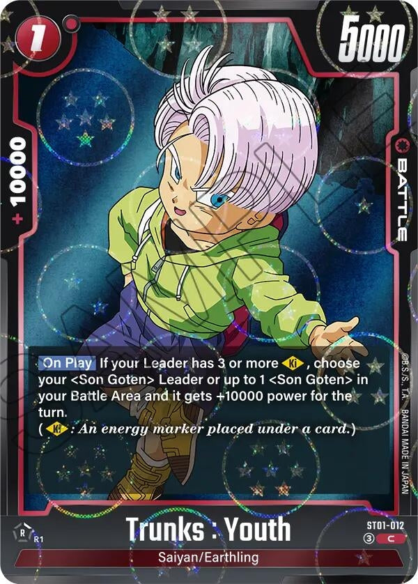 Image for Trunks : Youth - ST01-012 (Dragon Ball Pattern) (ST01-012) (Story Booster 01) (ST01) - Dragon Ball Super: Fusion World