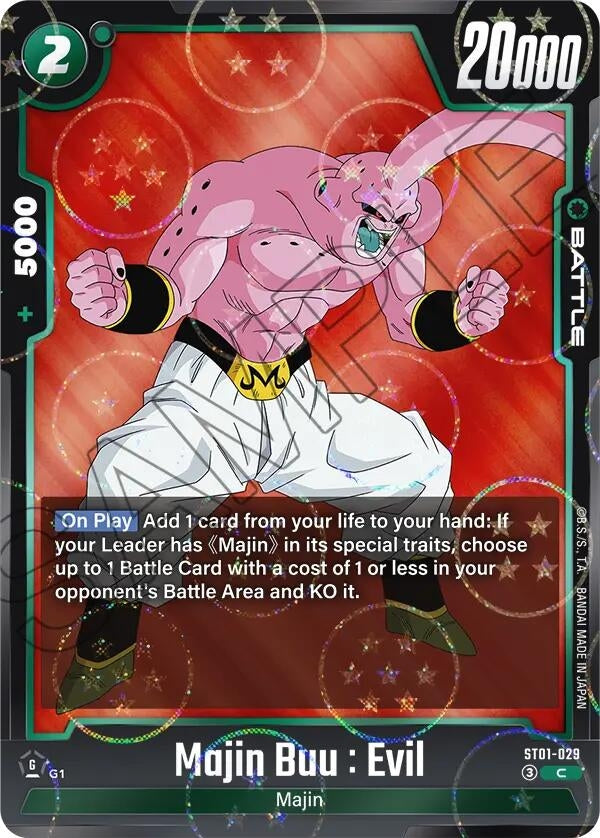 Image for Majin Buu : Evil - ST01-029 (Dragon Ball Pattern) (ST01-029) (Story Booster 01) (ST01) - Dragon Ball Super: Fusion World