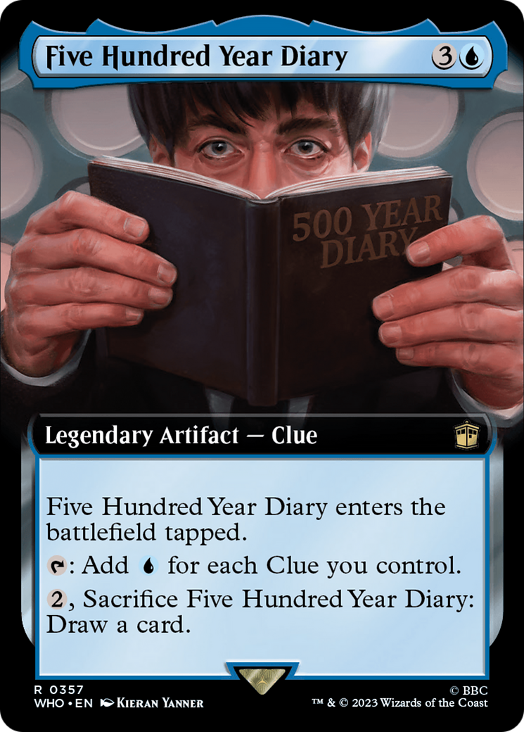 Five Hundred Year Diary (Extended Art) [Doctor Who] | Red Riot Games CA