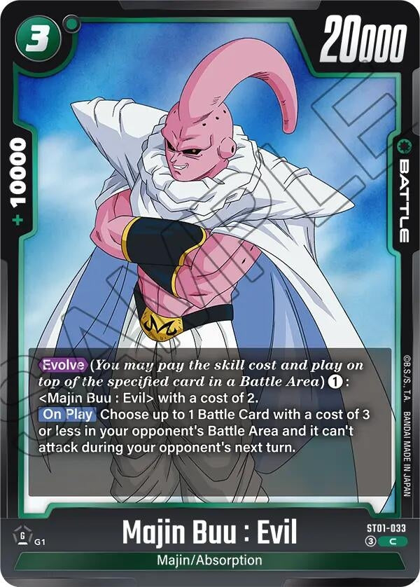 Image for Majin Buu : Evil - ST01-033 (ST01-033) (Story Booster 01) (ST01) - Dragon Ball Super: Fusion World