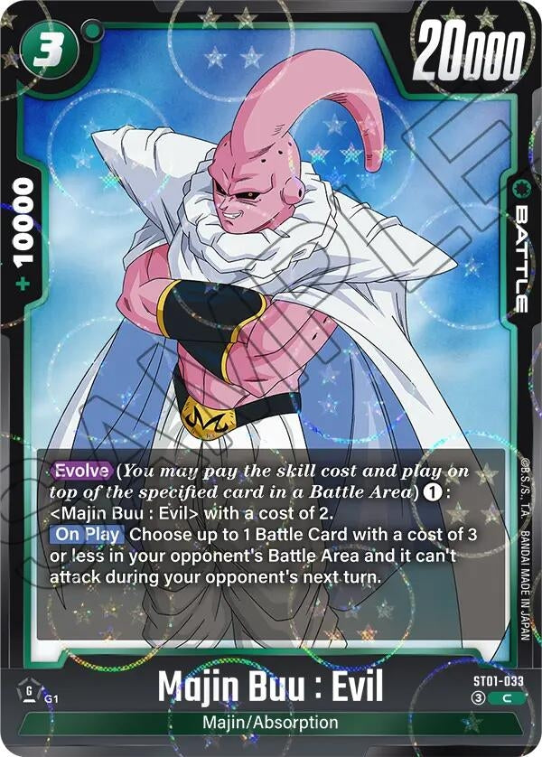Image for Majin Buu : Evil - ST01-033 (Dragon Ball Pattern) (ST01-033) (Story Booster 01) (ST01) - Dragon Ball Super: Fusion World