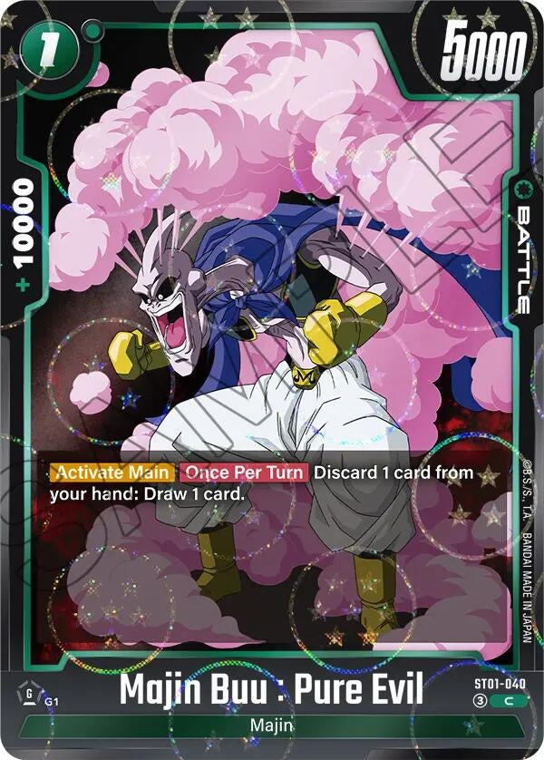 Image for Majin Buu : Pure Evil - ST01-040 (Dragon Ball Pattern) (ST01-040) (Story Booster 01) (ST01) - Dragon Ball Super: Fusion World