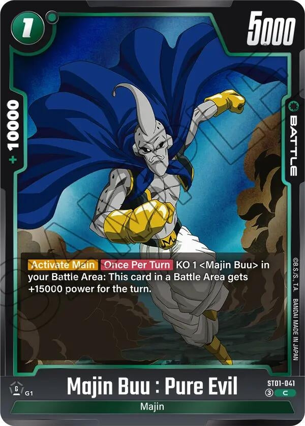 Image for Majin Buu : Pure Evil - ST01-041 (ST01-041) (Story Booster 01) (ST01) - Dragon Ball Super: Fusion World