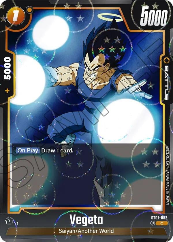 Image for Vegeta - ST01-052 (Dragon Ball Pattern) (ST01-052) (Story Booster 01) (ST01) - Dragon Ball Super: Fusion World