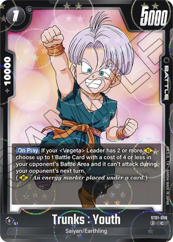 Image for Trunks : Youth - ST01-056 (Dragon Ball Pattern) (ST01-056) (Story Booster 01) (ST01) - Dragon Ball Super: Fusion World