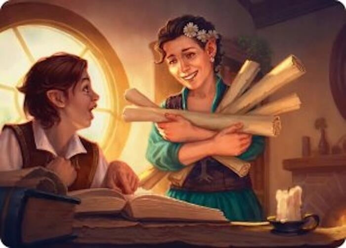 Image for Belladonna Took Art Card (2) (Art Series: The Hobbit) (ASHOB) - Magic: The Gathering