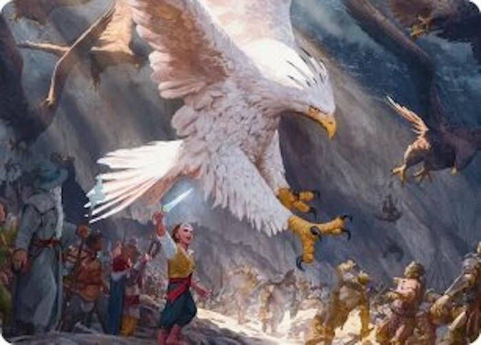 Image for The Eagles Are Coming! Art Card (3) (Art Series: The Hobbit) (ASHOB) - Magic: The Gathering