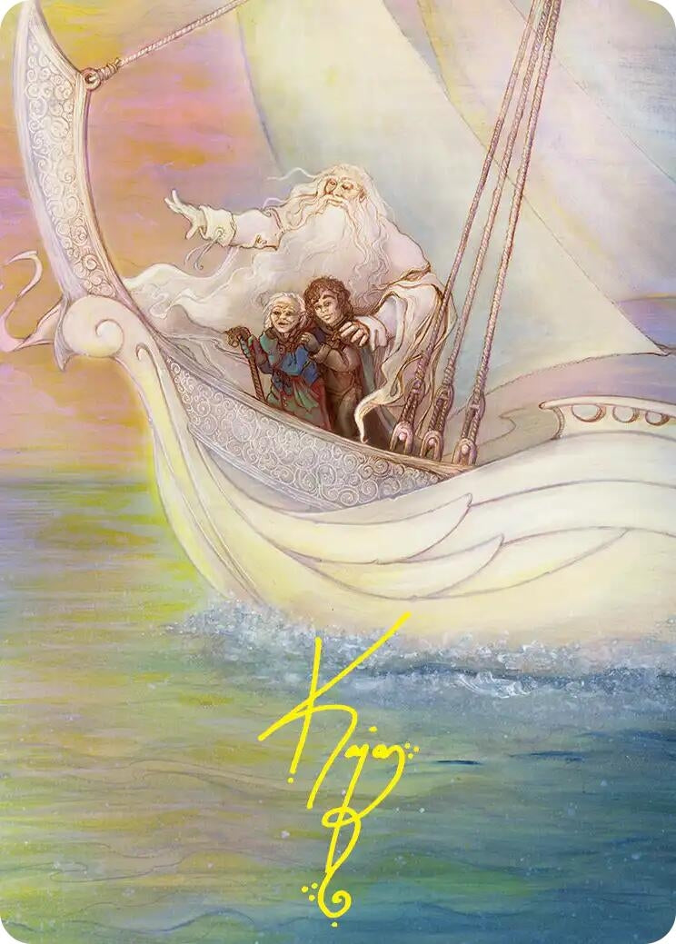 Image for Dawn of a New Age Art Card (Gold-Stamped Signature) (26) (Art Series: The Hobbit) (ASHOB) - Magic: The Gathering