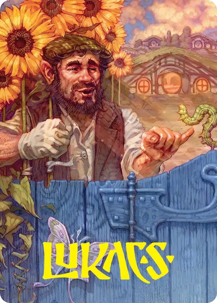 Image for The Gaffer Art Card (Gold-Stamped Signature) (28) (Art Series: The Hobbit) (ASHOB) - Magic: The Gathering