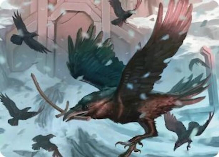 Image for Ravenhill Flock Art Card (11) (Art Series: The Hobbit) (ASHOB) - Magic: The Gathering