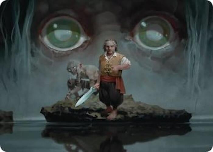 Image for Riddles in the Dark Art Card (12) (Art Series: The Hobbit) (ASHOB) - Magic: The Gathering