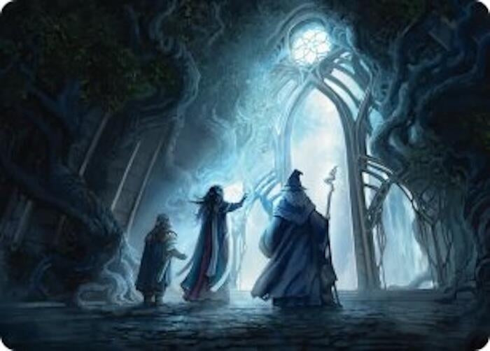 Image for Uncover the Moon-Letters Art Card (13) (Art Series: The Hobbit) (ASHOB) - Magic: The Gathering