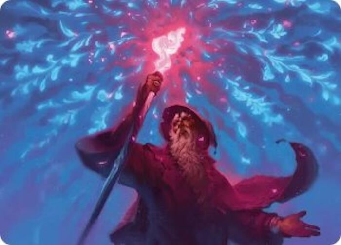 Image for Wizard's Staff Art Card (15) (Art Series: The Hobbit) (ASHOB) - Magic: The Gathering