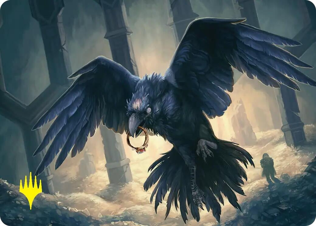 Image for Most Decrepit Old Bird Art Card (Gold-Stamped) (42) (Art Series: The Hobbit) (ASHOB) - Magic: The Gathering