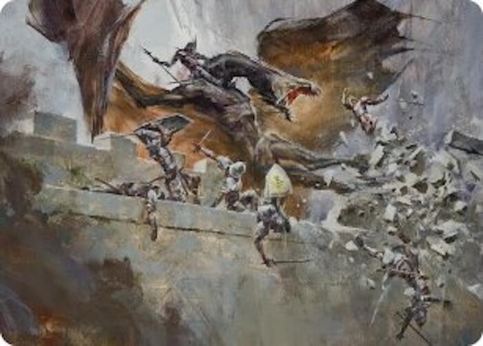 Image for Witch-king of Angmar Art Card (31) (Art Series: The Hobbit) (ASHOB) - Magic: The Gathering