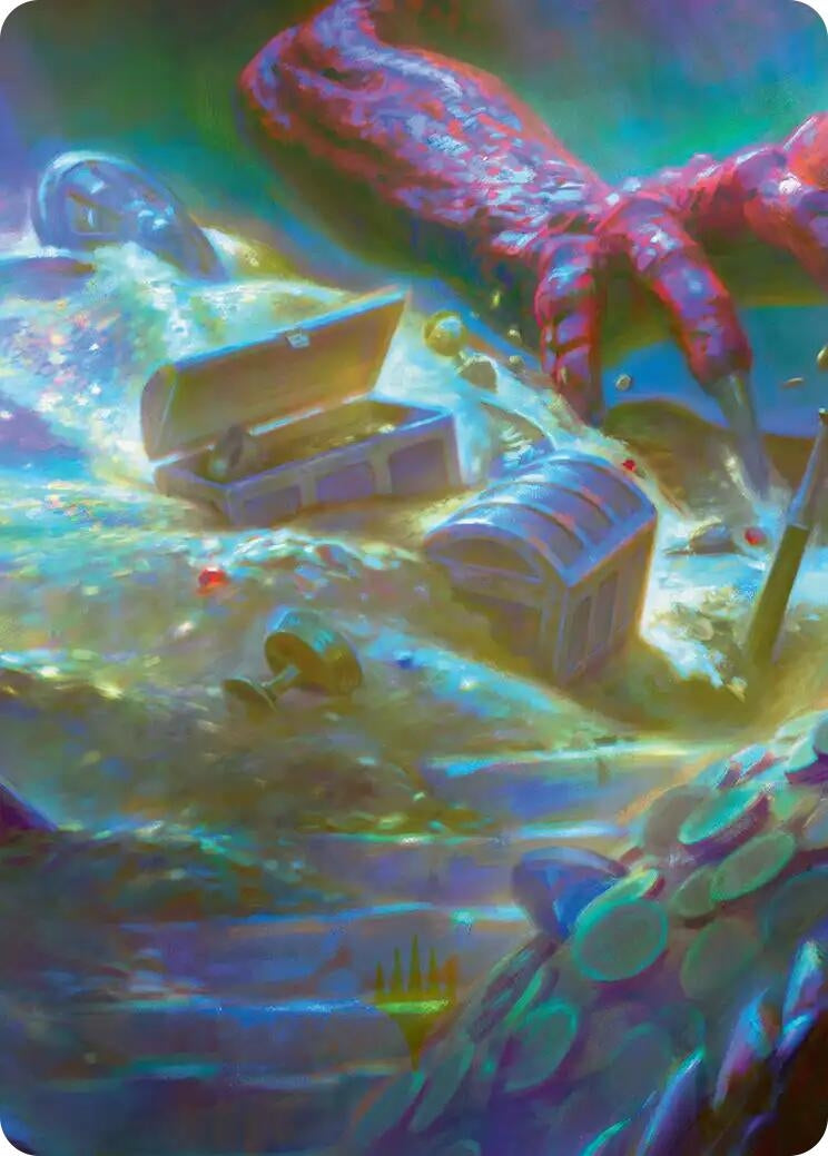 Image for Dragon's Desire Art Card (11/12) (11) (Art Series: The Hobbit) (ASHOB) - Magic: The Gathering