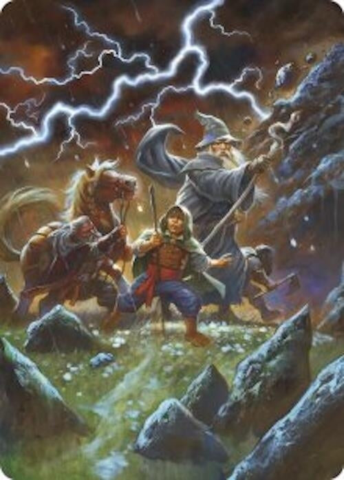 Image for Call Forth the Tempest Art Card (33) (Art Series: The Hobbit) (ASHOB) - Magic: The Gathering