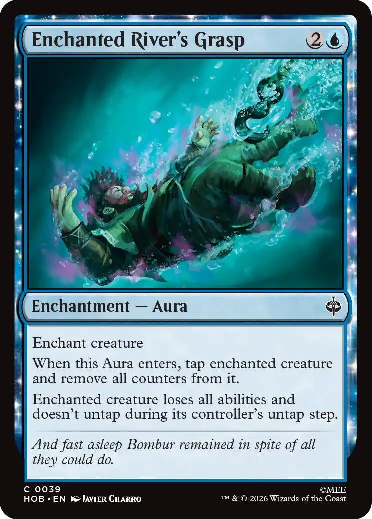 Image for Enchanted River's Grasp (39) (The Hobbit) (HOB) - Magic: The Gathering