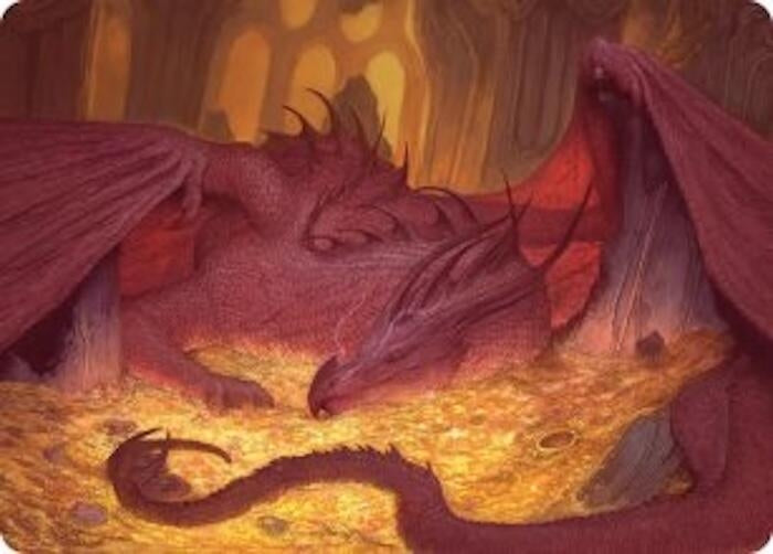 Image for Smaug the Magnificent Art Card (43) (Art Series: The Hobbit) (ASHOB) - Magic: The Gathering