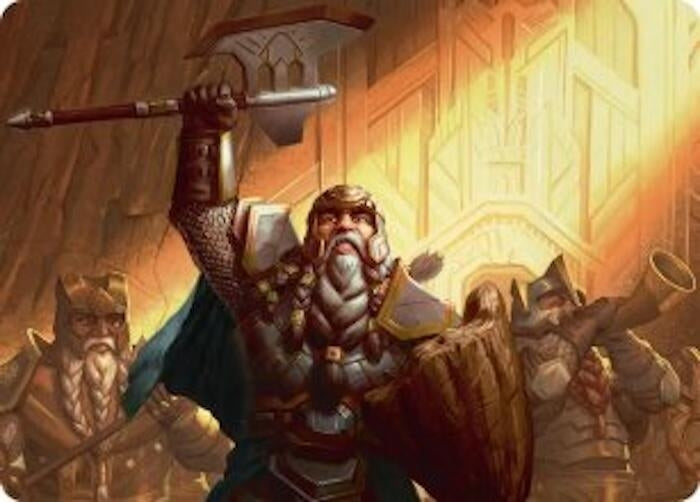 Image for Thorin, Company's Leader Art Card (47) (Art Series: The Hobbit) (ASHOB) - Magic: The Gathering