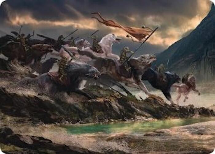 Image for Tide of Fury and Disorder Art Card (53) (Art Series: The Hobbit) (ASHOB) - Magic: The Gathering