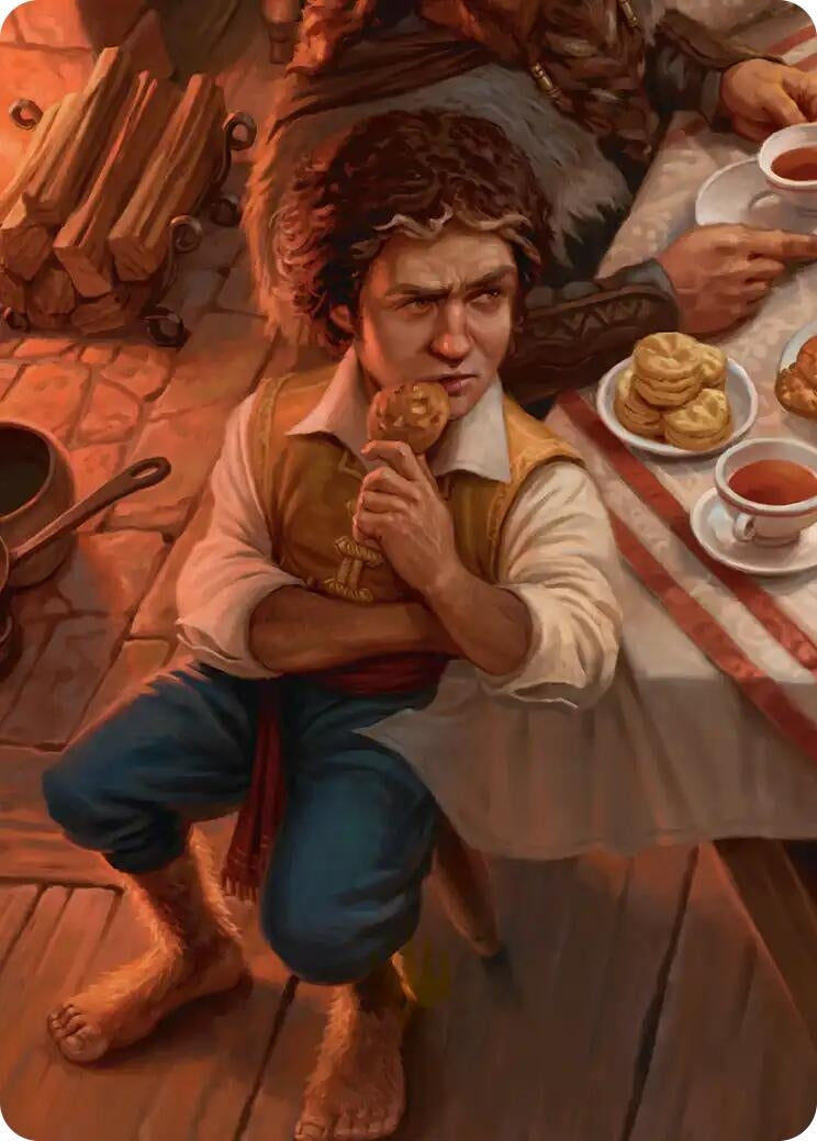 Image for Bilbo, Fellow Conspirator Art Card (4/12) (4) (Art Series: The Hobbit) (ASHOB) - Magic: The Gathering