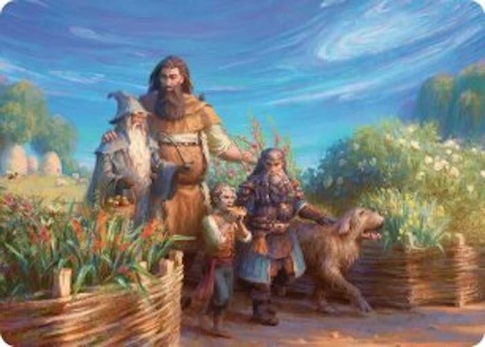 Image for Beorn's Hospitality Art Card (20) (Art Series: The Hobbit) (ASHOB) - Magic: The Gathering