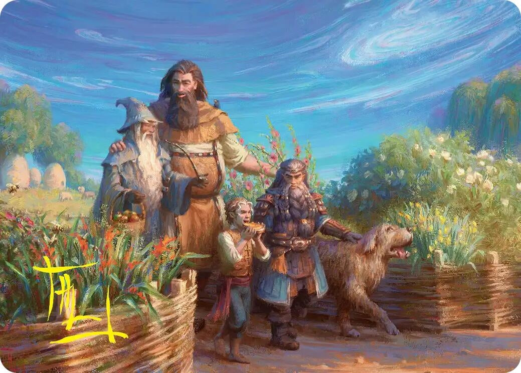 Image for Beorn's Hospitality Art Card (Gold-Stamped Signature) (20) (Art Series: The Hobbit) (ASHOB) - Magic: The Gathering