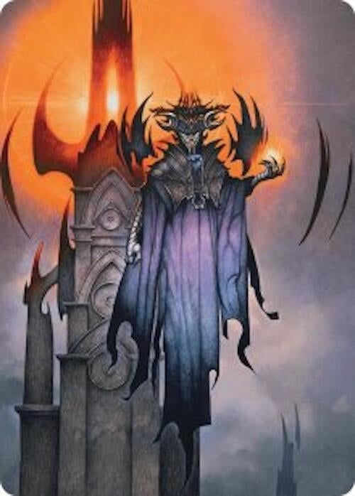 Image for Sauron, the Lidless Eye Art Card (36) (Art Series: The Hobbit) (ASHOB) - Magic: The Gathering