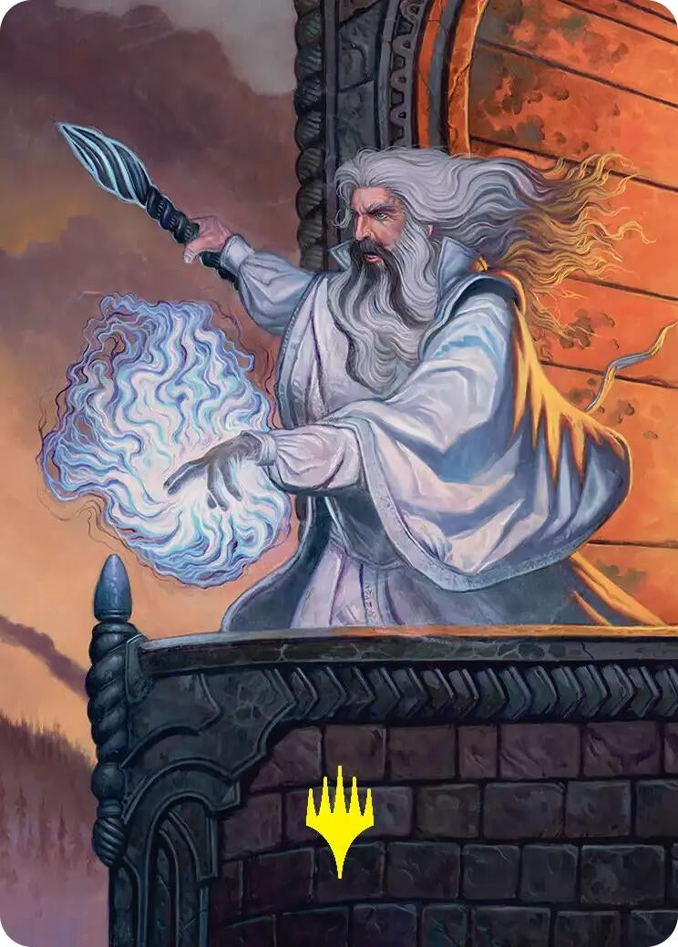 Image for Saruman of Many Colors Art Card (Gold-Stamped) (35) (Art Series: The Hobbit) (ASHOB) - Magic: The Gathering