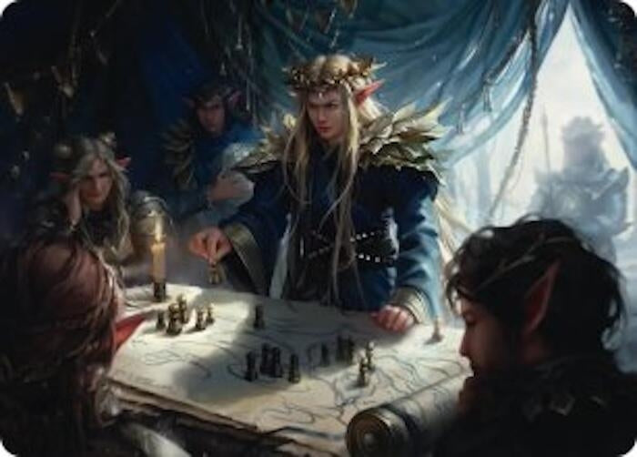 Image for Thranduil the Strategist Art Card (49) (Art Series: The Hobbit) (ASHOB) - Magic: The Gathering