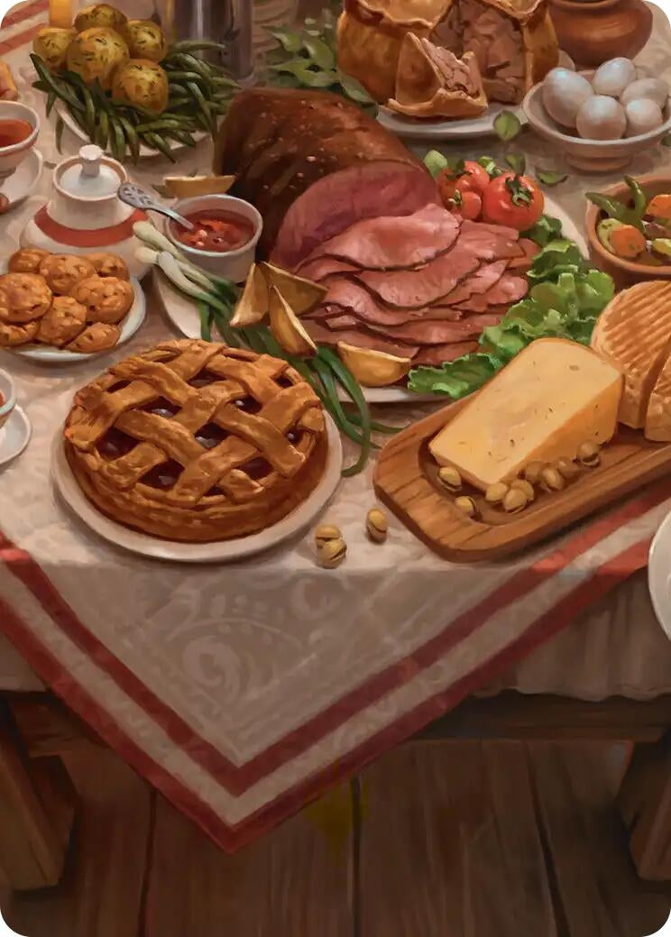 Image for Bag End Banquet Art Card (5/12) (5) (Art Series: The Hobbit) (ASHOB) - Magic: The Gathering