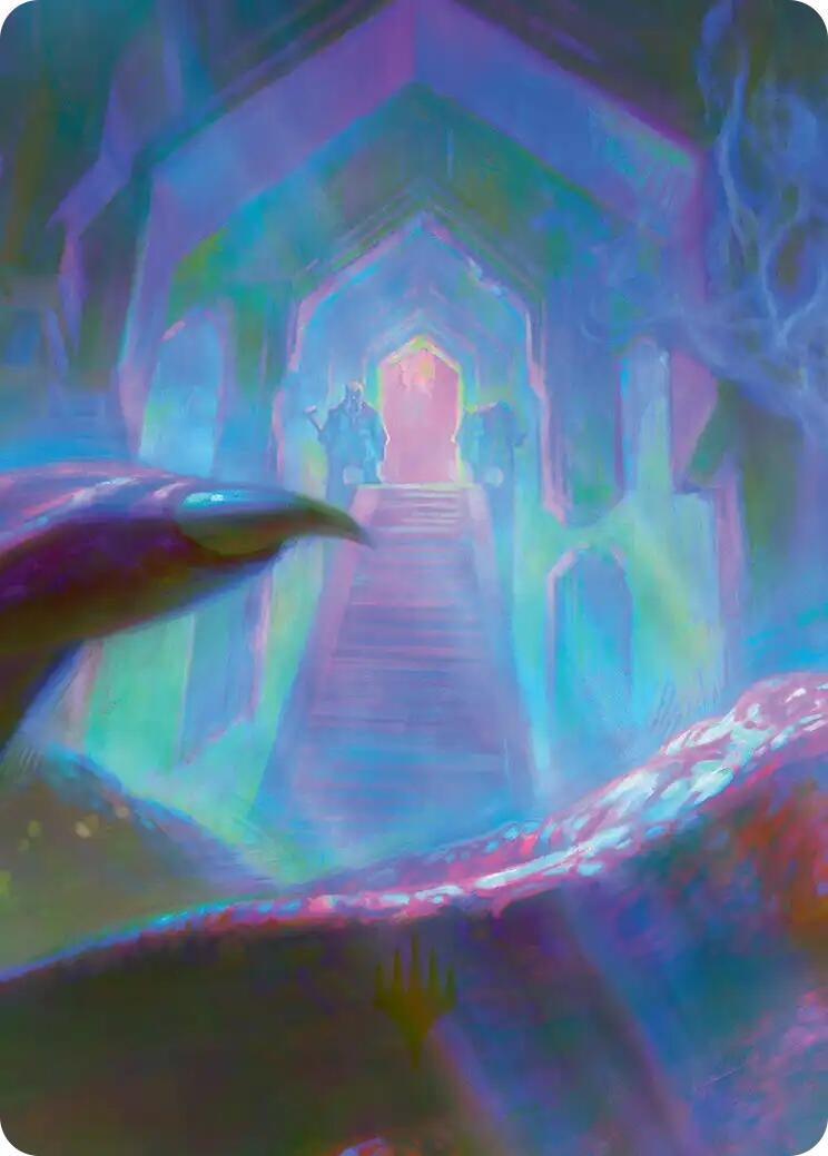 Image for Dragon-Cursed Halls Art Card (8/12) (8) (Art Series: The Hobbit) (ASHOB) - Magic: The Gathering