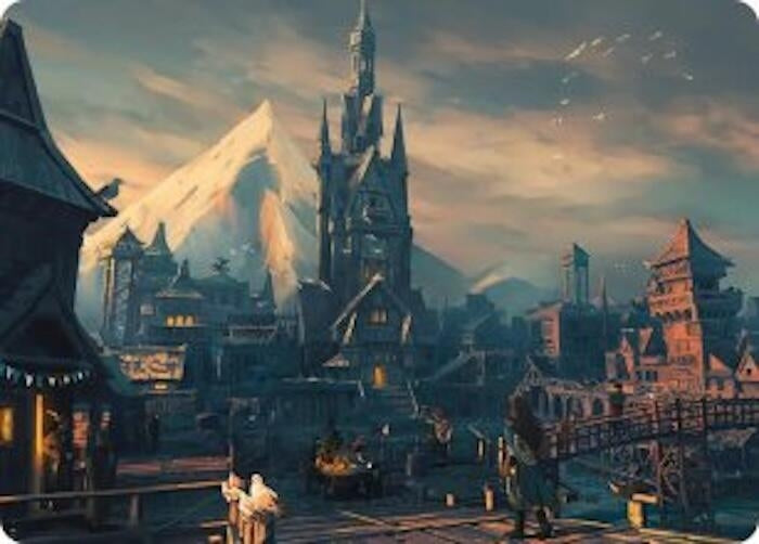 Image for Lake-town Art Card (24) (Art Series: The Hobbit) (ASHOB) - Magic: The Gathering