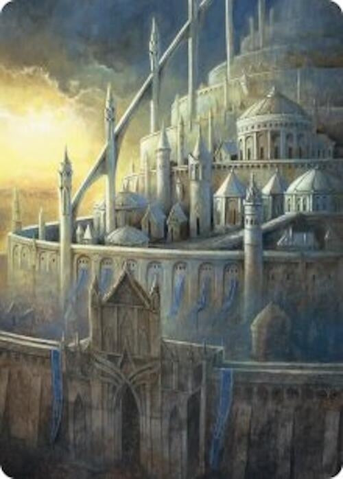 Image for Minas Tirith Art Card (38) (Art Series: The Hobbit) (ASHOB) - Magic: The Gathering