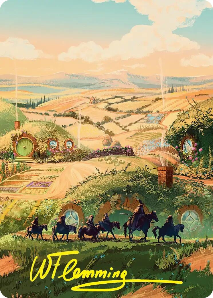 Image for Plains Art Card (Gold-Stamped Signature) (41) (Art Series: The Hobbit) (ASHOB) - Magic: The Gathering
