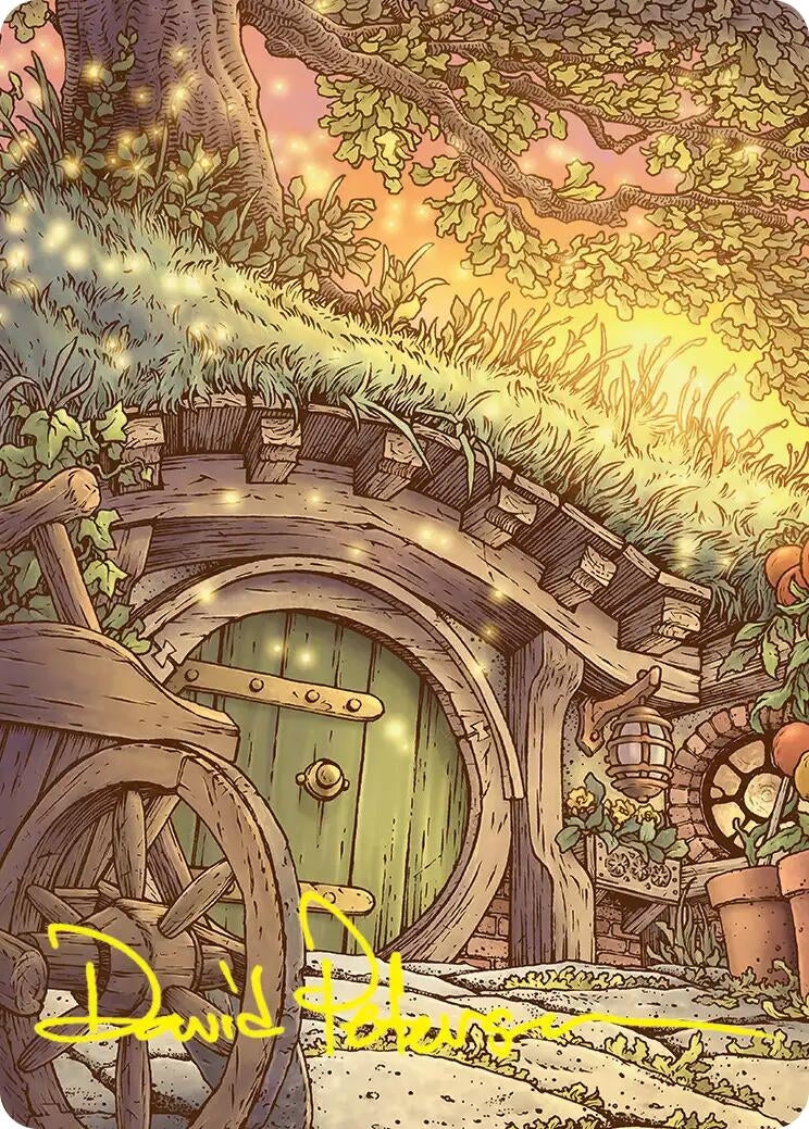 Image for Plains (Summer) Art Card (Gold-Stamped Signature) (45) (Art Series: The Hobbit) (ASHOB) - Magic: The Gathering