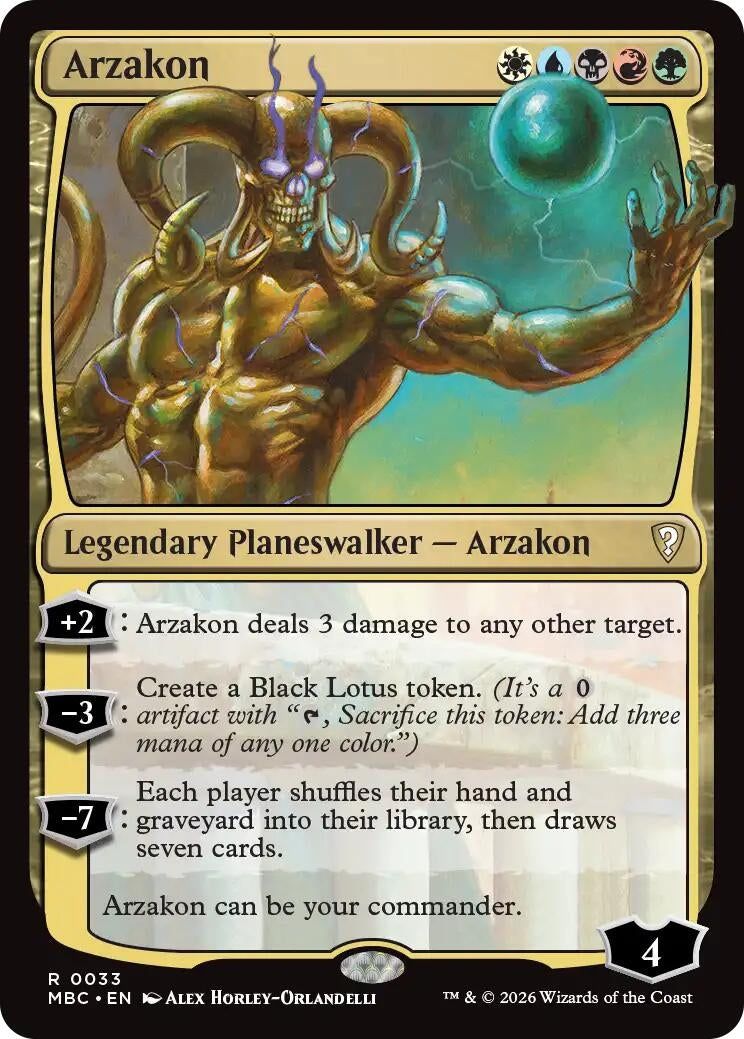 Image for Arzakon (33) (Mystery Booster Commander Edition) (MBC) - Magic: The Gathering