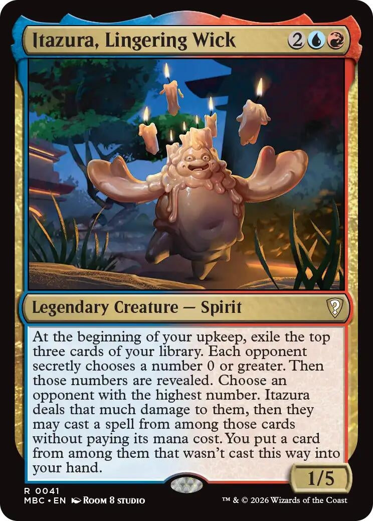 Image for Itazura, Lingering Wick (41) (Mystery Booster Commander Edition) (MBC) - Magic: The Gathering