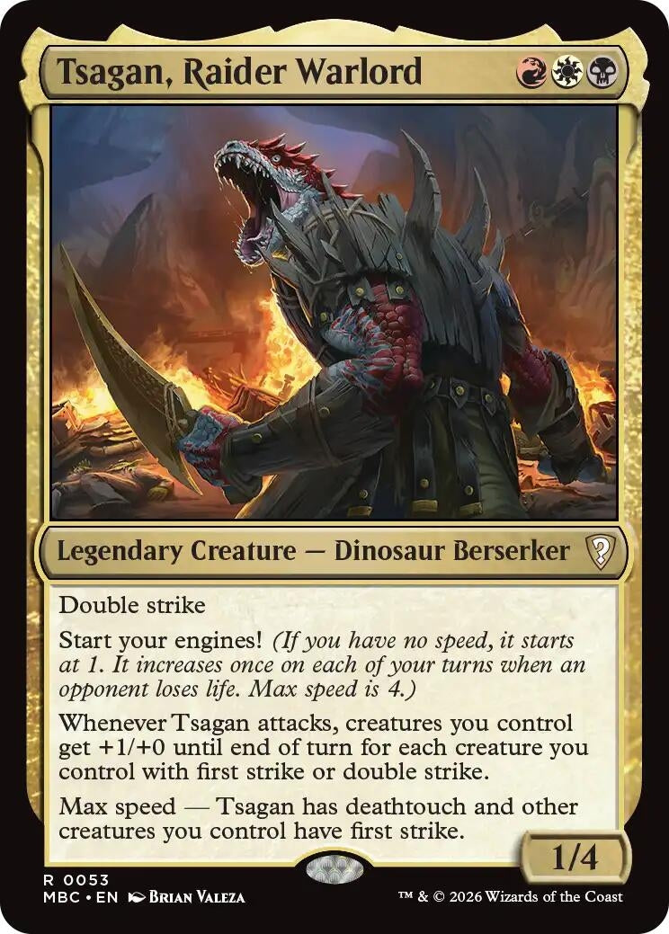 Image for Tsagan, Raider Warlord (53) (Mystery Booster Commander Edition) (MBC) - Magic: The Gathering