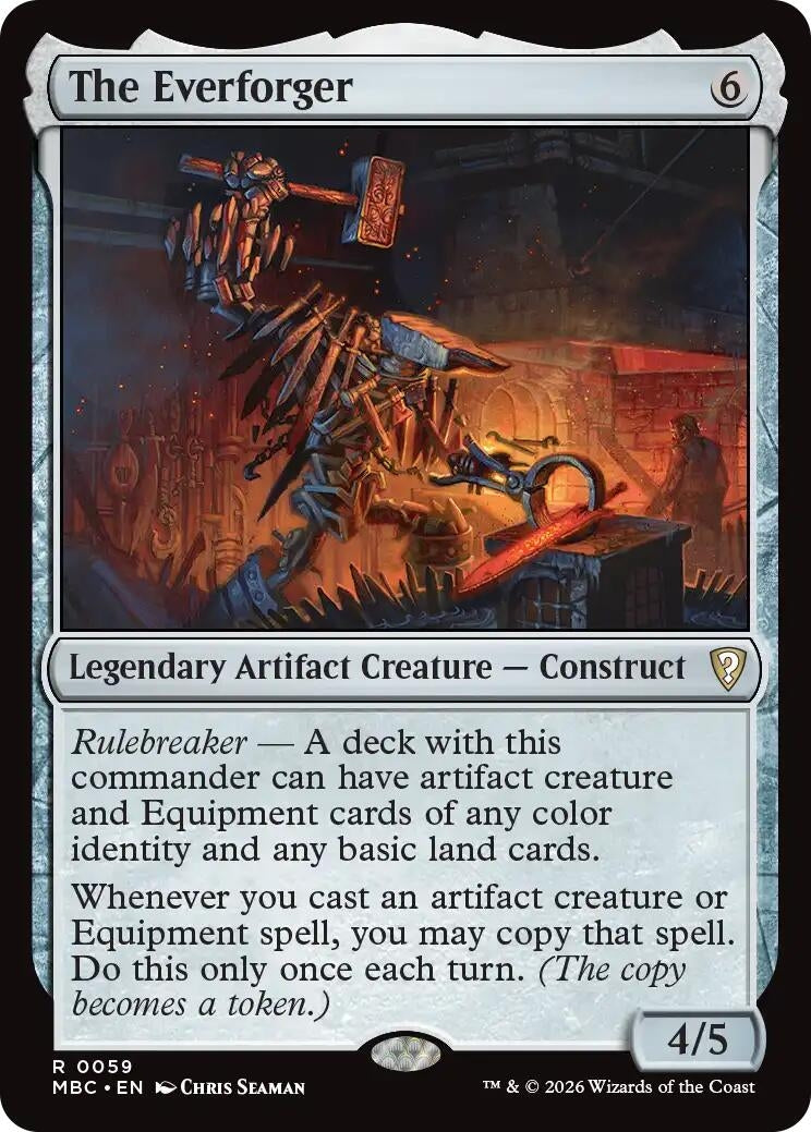 Image for The Everforger (59) (Mystery Booster Commander Edition) (MBC) - Magic: The Gathering