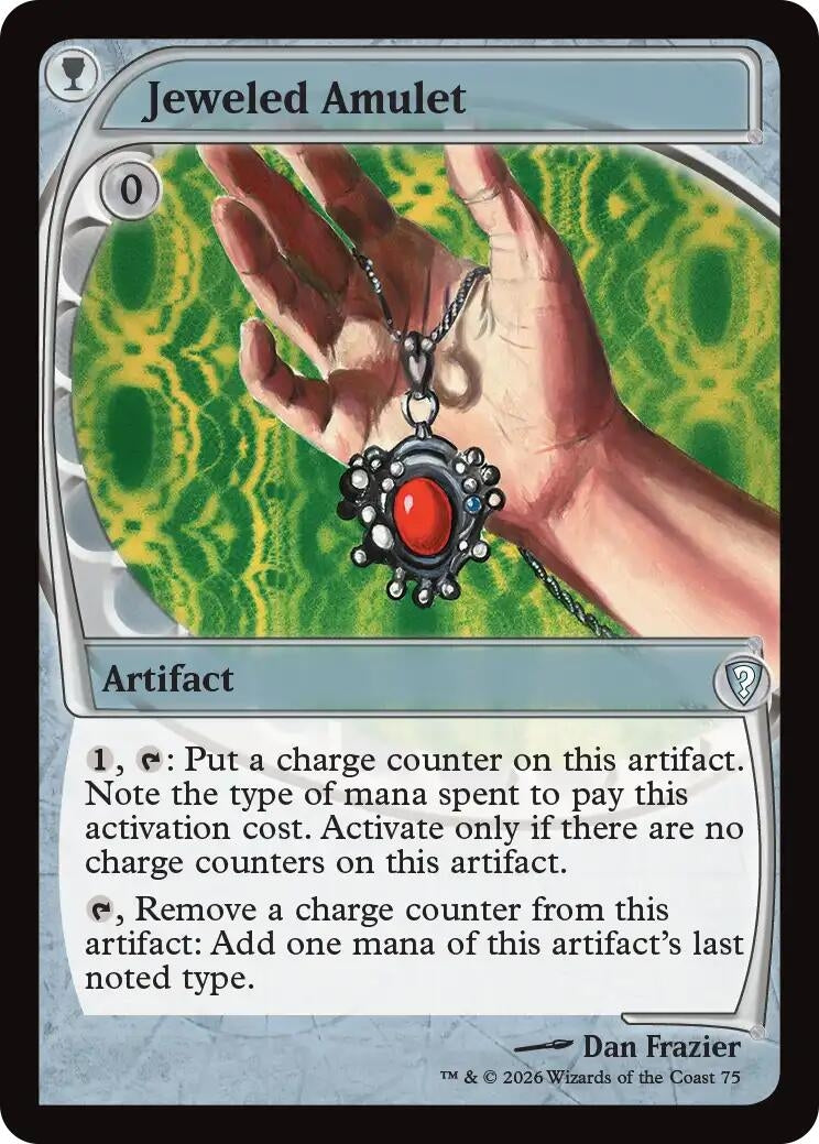 Image for Jeweled Amulet (Future Sight) (75) (Mystery Booster Commander Edition) (MBC) - Magic: The Gathering