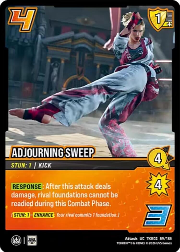 Image for Adjourning Sweep (TK802 59/185) (TEKKEN 8) (TK8) - UniVersus