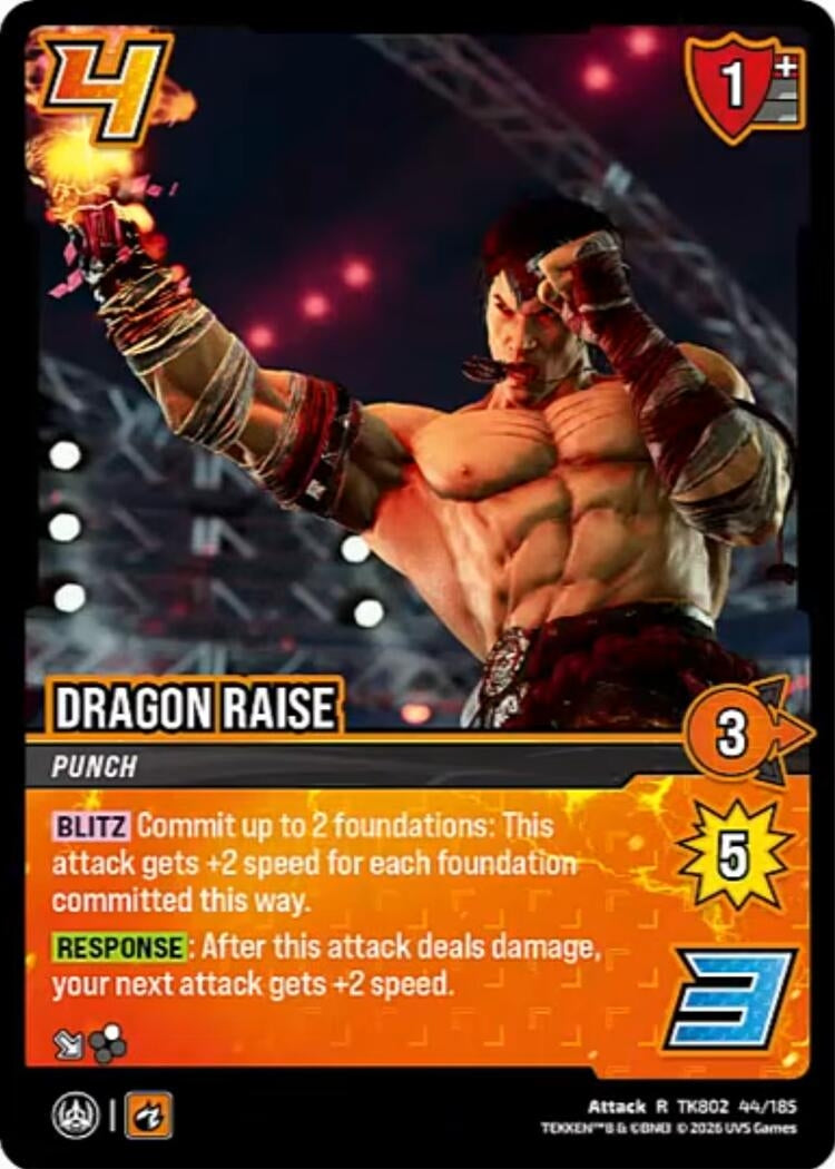 Image for Dragon Raise (T802 44/185) (TEKKEN 8) (TK8) - UniVersus
