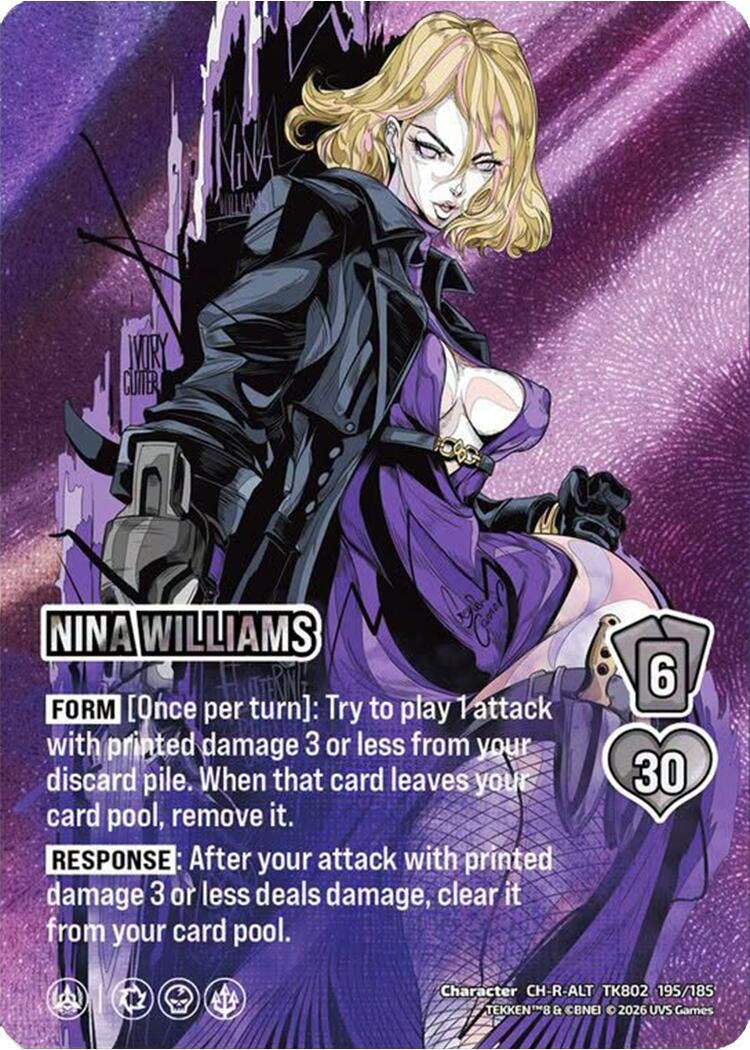 Image for Nina Williams (TK802 195/185) (TEKKEN 8) (TK8) - UniVersus
