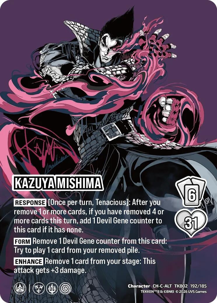 Image for Kazuya Mishima (TK802 12/185) (TEKKEN 8) (TK8) - UniVersus