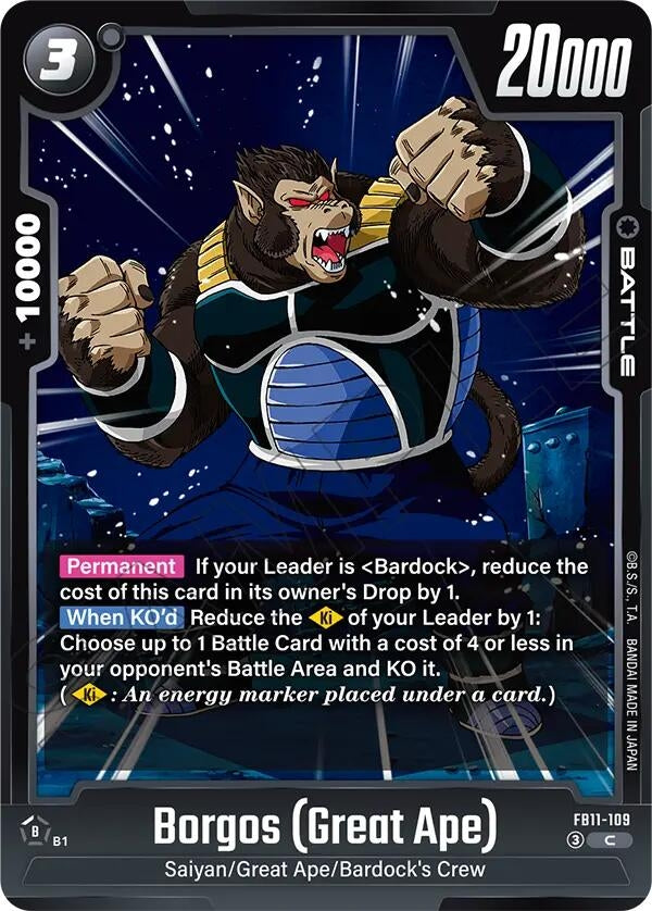 Image for Borgos (Great Ape) (FB11-109) (Brightness of Hope) (FB11) - Dragon Ball Super: Fusion World