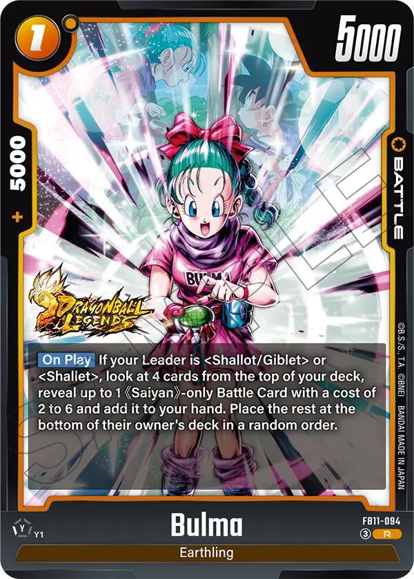 Image for Bulma - FB11-094 (FB11-094) (Brightness of Hope) (FB11) - Dragon Ball Super: Fusion World