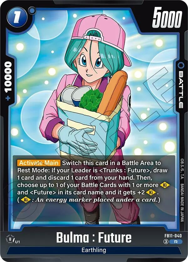 Image for Bulma : Future - FB11-040 (FB11-040) (Brightness of Hope) (FB11) - Dragon Ball Super: Fusion World